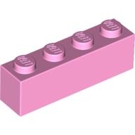 Lego kostka (kostička) 1x4, světle růžová (4518890)